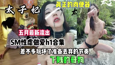 SM性虐做爱合集！母狗太子妃各种露脸调教差不多丢【狠货高科技看简阶】